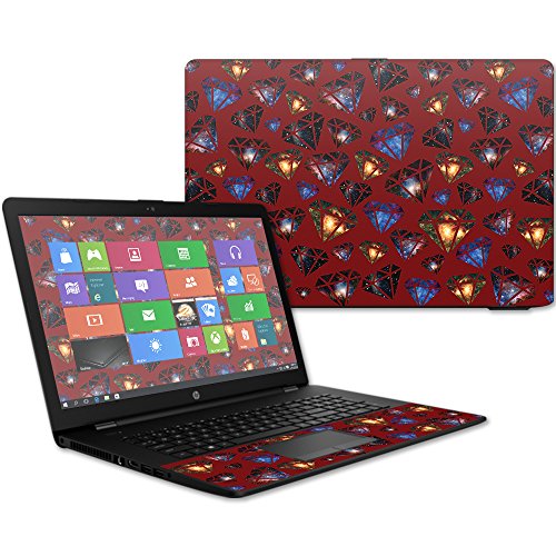 MightySkins Skin Compatible with HP 17t Laptop 17.3" (2017) - Diamond Galaxy | Protective, Durable, and Unique Vinyl Decal wrap Cover | Easy to Apply, Remove, and Change Styles | Made in The USA - color: Diamond Galaxy
