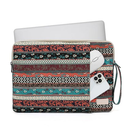 Laptop Sleeve 13.3 inch14 Inch, 15.6inchWater Resistant Traveling Computer Cover with Handle, Shockproof Protective Carrying Laptop Case (Y8-Red Bohemia, 16 inch) - color: Y8-Red Bohemia, size: 16 inch