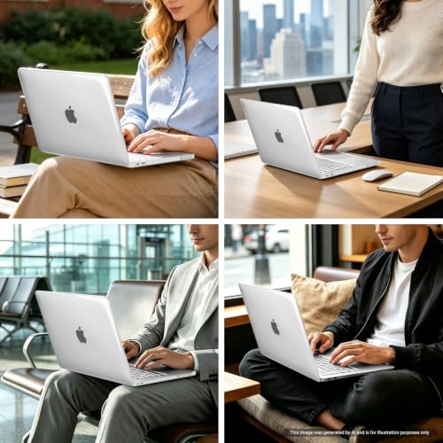 MOSISO Compatible with MacBook Neo Case 13 inch 2026 A3404 A18 Pro Chip | Scratch-Resistant Ultra-thin Protective Hard Shell Case Cover, Crystal Clear - color: Crystal Clear