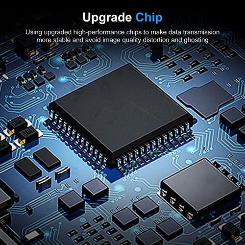 USB C to VGA Adapter, USB Type C to VGA Male to Female Converter Braided for Laptops Phones Tablets to Monitor TV