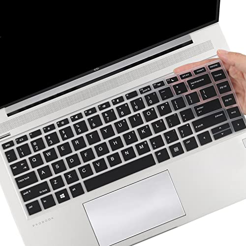 Keyboard Cover for HP ProBook 440 445 G9 G5 G6 G7 G8 G10, HP ProBook 430 G5, HP ProBook x360 440 G1, HP ProBook 640 G4 G5 G7 G8 14 inch Keyboard Protective Skin (Not fit 430/440/640 G2 G3) -Bk - size: 14 Inch