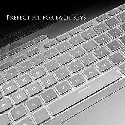 Keyboard Cover for 16" ASUS ROG Strix G16 2024 2023 G614 G614JV G614JIR G614JVR G614JI-AS94 Gaming Laptop, ASUS ROG Strix Scar 16 G634 G634JYR G634JZR G634JY G634JZ Keyboard Skin Protector - Clear
