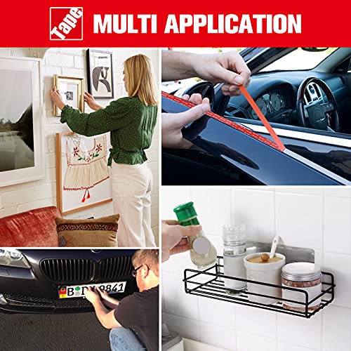 Double Sided Tape Heavy Duty, Adhesive Mounting Tape Waterproof, 16.4 FT x 0.94 IN, Strong Foam Tape for Walls, Automotive, Home Office Decor, Made of 3M VHB Tape (Pack of 1) | Outdoor Waterproof, Stick Foam Mounting Tape for Walls Automotive Trim Home Of