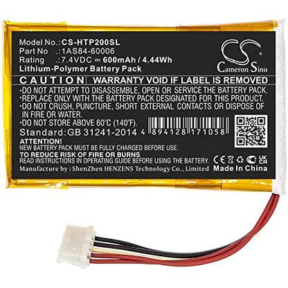 Cameron Sino New 600mAh / 4.44WhReplacement Battery Fit for HP Sprocket 200 1AS84-60006