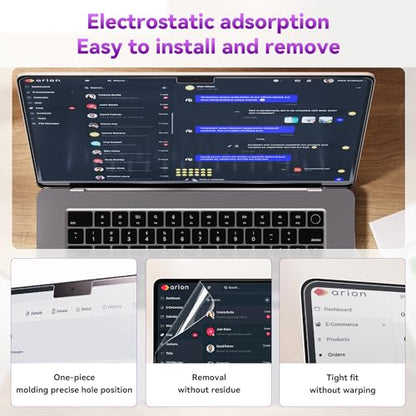 Mamol 2 Pack Anti Blue Light Screen Protector for MacBook Pro 16 Inch (2021-2026, M1, M2, M3, M4, M5), Eye Protection, Anti Glare - size: MacBook Pro 16 Inch (2021-2024)