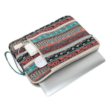 Laptop Sleeve 13.3 inch14 Inch, 15.6inchWater Resistant Traveling Computer Cover with Handle, Shockproof Protective Carrying Laptop Case (Y8-Red Bohemia, 14 inch) - color: Y8-Red Bohemia, size: 14 inch