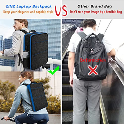 Slim & Expandable Laptop Backpack 15 15.6 16 Inch Case, Water Resistant Travel Backpack Compatible with MacBook Pro/Neo 16" 15", Dell XPS 15 16 and Most 15" 15.6" 16" Notebooks，B01BL01 - color: B01bl01, size: 15"-16"