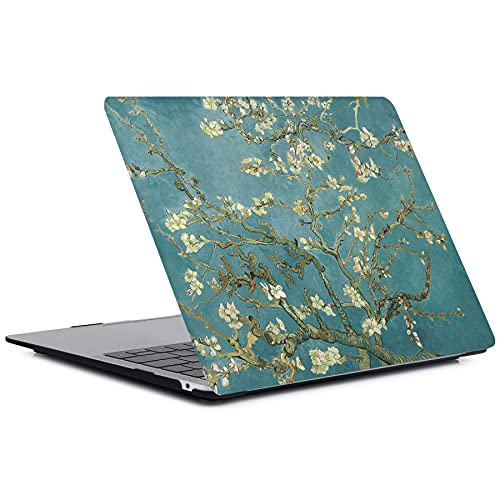 Case Compatible with MacBook Pro 13 inch 2012 2011 2010 2009 2008 Release with CD-ROM, Plastic Hard Shell Cover & Sleeve Bag & Keyboard Cover Skin for MacBook Pro 13 A1278,Almond Blossom - color: Almond Blossom, size: A1278(Pro 13 w/CD-ROM 2008-2012)