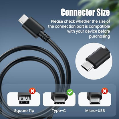 100W USB C Laptop Charger PD Fast Charging Power Adapter Compatible with MacBook Air/Pro 13, Dell XPS 13 Latitude, Lenovo ThinkPad Yoga IdeaPad, HP Spectre Envy EliteBook, ASUS ZenBook USB-C