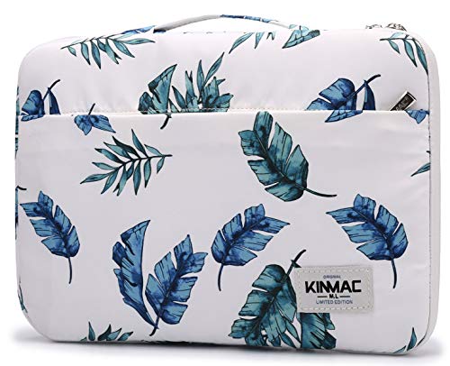 Kinmac 360° Heavy Duty Protective Laptop Sleeve Case Bag Cover with Handle for MacBook Air 13 inch,iPad Pro 13 inch and 13.3 inch HP,Dell,Lenovo,Asus,Acer Laptop (Banana Leaf) - color: Banana Leaf, size: 12 inch-13.3 inch
