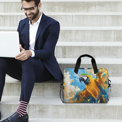 JIPONI Laptop Bag For Women Men, 15.6 16 IN Tote Work bags, Briefcase Messenger Computer Case 01 - color: Multi 8