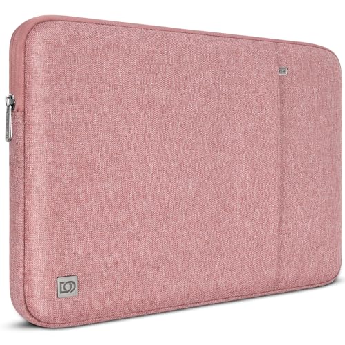DOMISO 17 inch Laptop Sleeve Case Notebook Bag Protective Carrying Handbag for 17.3" Notebook/Dell Inspiron/MSI GS73VR Stealth Pro/IdeaPad 300 320 321/HP Envy/LG Gram 17"/ASUS ROG Strix GL702VS,Pink - color: Pink, size: 17 inch