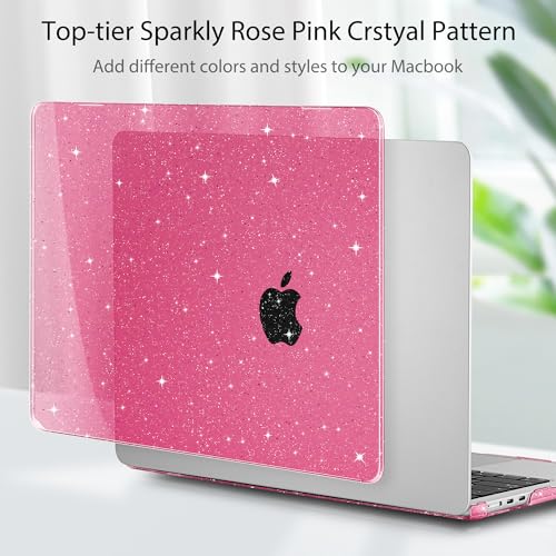 Case for MacBook Air 15 Inch 2026-2023 Release M5 A3448 M4 A3241 M3 A3114 M2 A2941, Hard Shell with Screen Protector & Keyboard Cover, Compatible with Touch ID, Peach - color: Peach