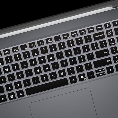 Keyboard Cover Skin for 2026 2025 Dell Pro 16 PC16250 PC16255 /Dell Pro 16 Plus PB16250 PB16255/Dell Pro Max 16 MC16250 MC16255 MB16250 16" Laptop (NOT FIT Dell Pro 16 Premium, Pro 3/5/7 16") - color: Black