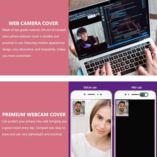 ARTIBETTER Privacy Cover Slide for Laptop 3pcs Webcam Covers Camera Lens Easy to Use