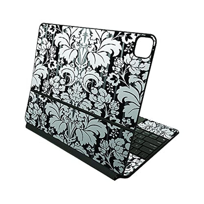 MightySkins Skin Compatible with Apple Magic Keyboard for iPad Pro 12.9" (3rd-6th Generation) - Floral Retro | Protective, Durable, and Unique Vinyl Decal wrap Cover | Easy to Apply | Made in The USA - color: Floral Retro