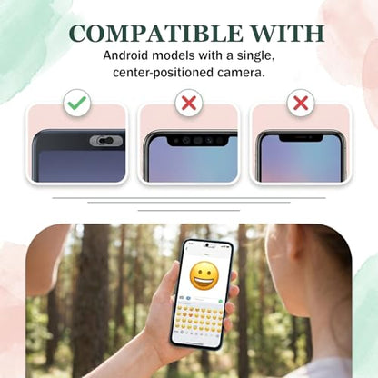 3 Pcs Front Camera Cover for Phone Ipad, Webcam Blocker for Cell Front Camera Covers, Privacy Slider Protects Your Phone Security Black