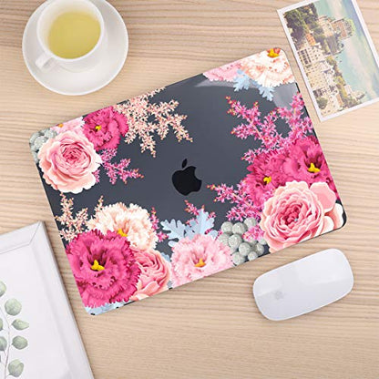 CISSOOK Compatible with MacBook Pro 14 inch Case 2026-2021 M5 M4 M3 M2 M1 | A3434 A3427 A3426 A3112 A3185 A3401 A2918 A2992 A2779, 5in1 Kit Hard Shell Case, Scratch Resistant, Gorgeous Flowers﻿ - color: 14inch-Gorgeous Flowers