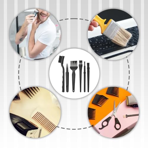 6PACK Anti-Static Cleaning Brush Set - Electronics Keyboard Detail Brushes