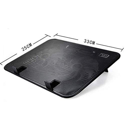 15.6-17 Inch Laptop Cooler Cooling Pad - Slim Portable Powered (2Fans)