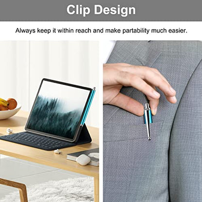 Stylus Pens for Touch Screens,SLKIJDHFB 20 Pack Universal Capacitive Touch Screen Pens for iPad,Tablets,Samsung Galaxy,Smartphones,All Universal Touch Screen Devices - color: 20Color