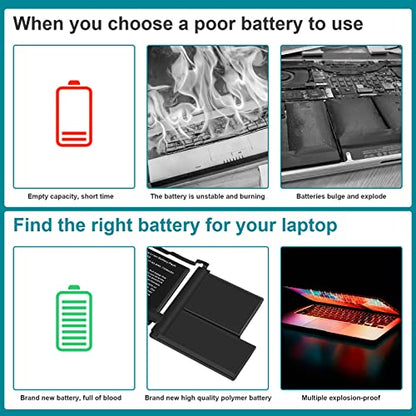 A1953 Laptop Battery for MacBook Pro A1990 (Mid 2018 2019 ) MacBook Pro 15" EMC 3215 EMC 3359 BTO/CTO MV902LL/A MV912LL/A MV922LL/A MV932LL/A MV942LL/A MV952LL/A MR962LL/A MV962LL/A MV972LL/A MV902B/A - size: 12.2*3.62*0.31inch A1953