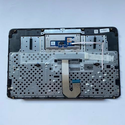 Replacement for HP Chromebook 11A NB Laptop Upper Case Palmrest Keyboard Touchpad Assembly Part 11.6" L99855-001 Top Cover Grey