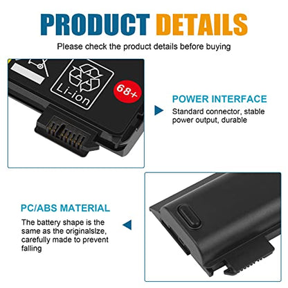 68+ 45N1128 X240 Battery Compatible with ThinkPad T440 T440s T450 T450s T460 T460P T470P T550 T560 L450 L460 L470 P50S W550s X250 X260 X270 45N1125 45N1126 45N1127 45N1129 45N1130 0C52861 0c52862 - size: 8.14*2.44*0.82inch X240