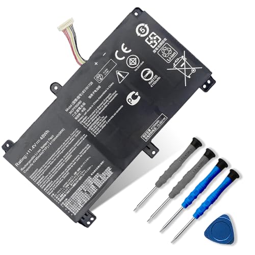 48Wh B31N1726 Battery (Long Line) Replacement for ASUS ROG Strix G531 G531GT G531GT-BI7N6 G15 G512 G512LI Series 11.4V 4240mAh - size: 7.31*3.79*0.35 inch B31N1726