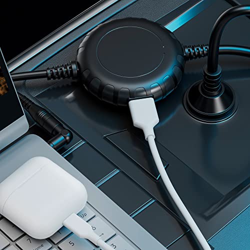 Powseed 100W 90W 65W Laptop Car Charger USB C with 5V 2A USB Port for MacBook HP Dell Asus Acer Lenovo Samsung Gateway Toshiba Sony Fujitsu Computer TV JBL Boombox Xtreme Speaker Power Adapter