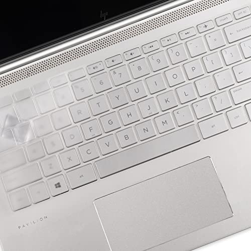 Keyboard Cover for HP Laptop 14 & HP Pavilion 14-dq/dk 14-cf/fq 14-dq1043cl dq0002dx dq0003dx dq0004dx dq0005tg dq0011dx dq0032dx dq0035dx fq0050nr fq0010nr 14-fq1074 14-dk1013dx dk0022wm - color: TPU