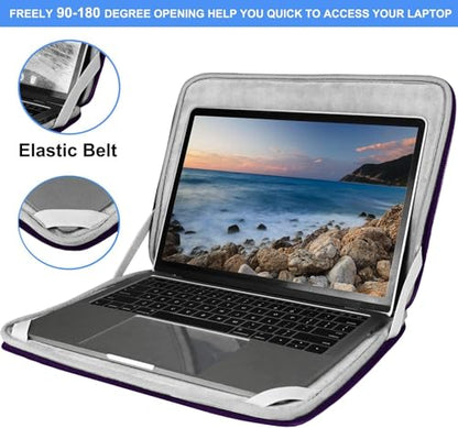 Laptop Case, 15.6 Inch, Durable Shockproof Protective Sleeve Cover Compatible with HP, ASUS, Lenovo, Acer, Notebook, Computer, Dark Purple - color: Dark Purple, size: 15.6 Inch