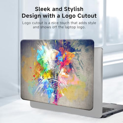Funut Compatible with MacBook Air 13 inch Case 2022 2021 2020 2019 2018 A2337 M1 A2179 A1932 Touch ID,MacBook Air M1 Cover Protective Plastic Hard Shell Case + Keyboard Cover,11Creative Lamp - color: Creative Lamp, size: Mac Air 13" 2018-2022(A1932/A2179/