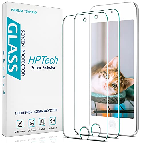 2-Pack Tempered Glass For Apple New iPod Touch 7th Gen (2019), 6th Gen, 5th Gen (2015) Screen Protector, Easy to Install, Bubble Free, 9H Hardness - size: iPod Touch 7/6/5 4.0-inch