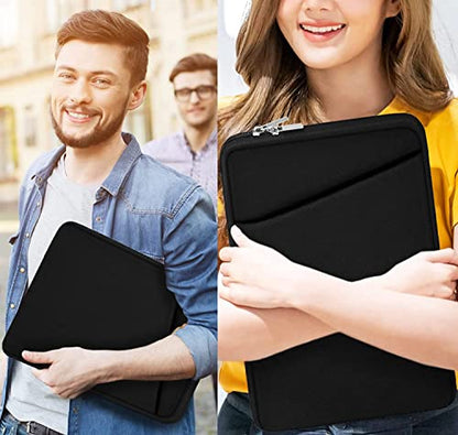 Laptop Case Sleeve 14 inch, Durable Carrying Bag Shockproof Protective Case Cover, Handbags Briefcase Laptop Bag Compatible with 14" MacBook Air/Pro HP Asus Lenovo Notebook Computer, Black - color: Black, size: 14 inch