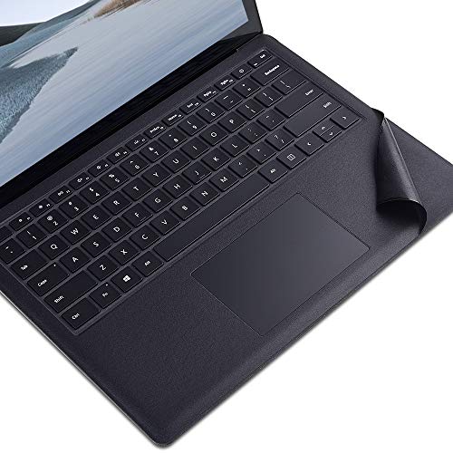 Full Size Keyboard Palm Rest Cover for Microsoft Surface Laptop / 2 Palm Pads Wrist Rests - Avoid Stain & Film Protector - 13.5 Inch - US Layout - Black (Laptop 1/2) - color: Black for Laptop 1/2 13.5 Inch