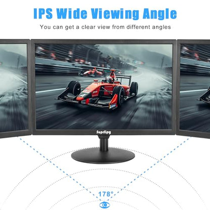 19 inch FHD Small IPS Monitor LCD Display Screen 1440x900 60Hz 16:10 with HDMI BNC VGA AV USB Input Built-in Lounspeakers for CCTV Security Camera DVR PC RasPi - color: 19 Inch 1440x900