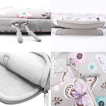 Hseok Laptop Sleeve 14 inch Case with Small Case, Compatible with MacBook Neo 14, MacBook Pro 14 M5/M4/M3/M2/M1, XPS 14 and Most 14 inch Notebooks, Neoprene Computer Handbag,B01F01 - color: B01f01, size: 14"