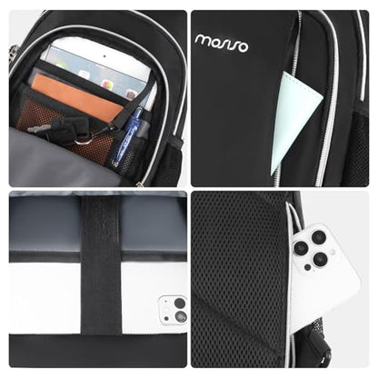MOSISO Crossbody Bags for Men Women, Small Sling Backpack Chest | Daypack Bag for Outdoor Casual Sports