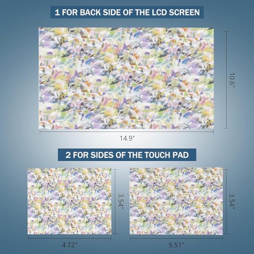 Laptop Notebook Skin Sticker Cover Decal, 12 13 13.3 14 15 15.4 15.6 inch Laptop Vinyl Skin Sticker Cover Art Protector Notebook PC (NEK-57) - color: NEK-57
