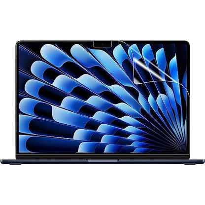 3 Pack HD Crystal Clear Screen Protector for New 2026 2025 2024 2023 Apple MacBook Air 15 inch Laptop with M5 M4 M3 M2 chip 15.3 inch Liquid Retina Display Laptop,Anti Scratch Anti Fingerprint