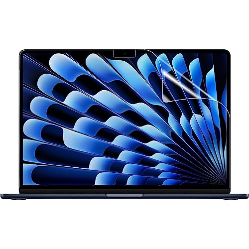 3 Pack HD Crystal Clear Screen Protector for New 2026 2025 2024 2023 Apple MacBook Air 15 inch Laptop with M5 M4 M3 M2 chip 15.3 inch Liquid Retina Display Laptop,Anti Scratch Anti Fingerprint
