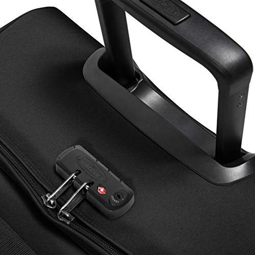 Eastpak Tranverz L – 121L Large Wheeled Luggage with Dual Compartments, TSA Lock, Compression Straps & Smooth-Wheeling System, Black - color: Black, size: 121 Liter Checked Bag