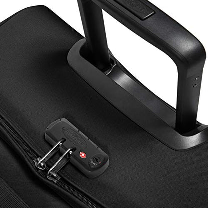 Eastpak Tranverz L – 121L Large Wheeled Luggage with Dual Compartments, TSA Lock, Compression Straps & Smooth-Wheeling System, Black - color: Black, size: 121 Liter Checked Bag