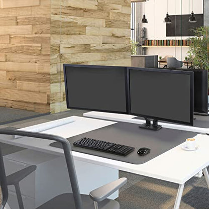 Ergotron – MXV Dual Monitor Arm, VESA Desk Mount – for 2 Monitors Up to 24 Inches, 7 to 20 lbs Each – Matte Black - color: Matte Black