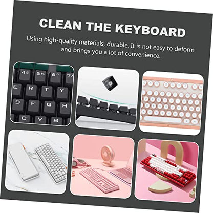 Gadpiparty 1set Mechanical Keyboard Key Cap Puller Cleaning Brush Kit for Electronics Maintenance Dust Removal Tool for Laptop and Computer Keyboards