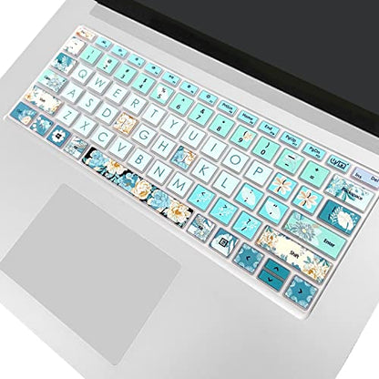 Keyboard Cover Skin for Microsoft Surface Laptop 3/4/5 13.5 & 15 Inch, Surface Laptop Studio/Studio 2 14.4", Peony - color: Peony