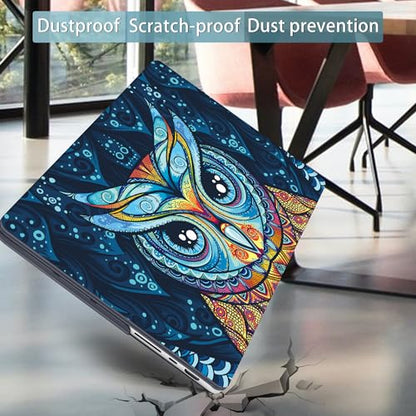 Mektron Case for M5 MacBook Pro 14 inch 2026 Model A3427 A3426 Fit 2025-2021 Model A3434 A3112 M4 A3112 A3401 A3185 M3 A2918 A2992 M2 A2779 M1 A2442 Pro/Max Cover for MacBook Pro 14", Owl - color: Cute Owl