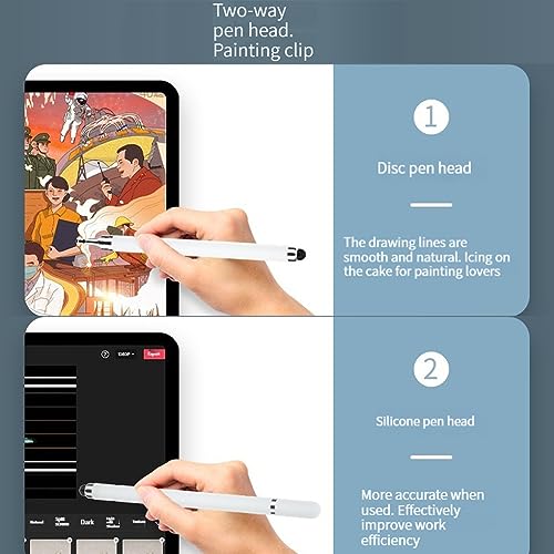Stylus Pen for Touch Screens(5pack), 2 in 1 High Precision & Sensitivity Capacitive Pens for iPad iPhone Android Tablets and All Universal Touchscreen Devices