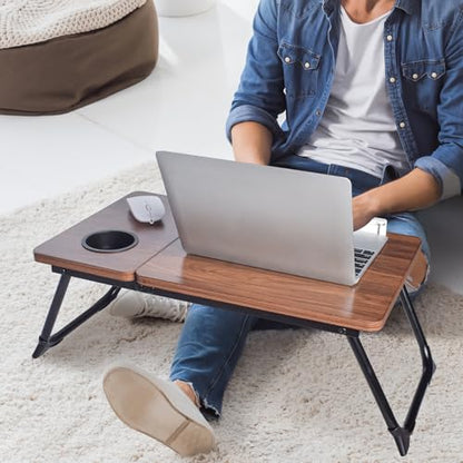 Wishacc Book Stand for Reading in Bed - Hands-Free Reading Companion for Bedtime Relaxation and Comfort - color: Brown